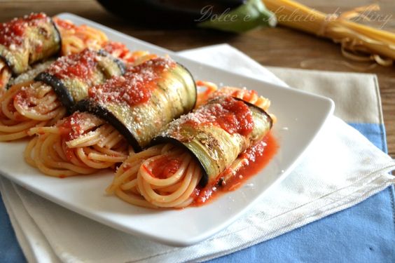 Gli involtini di melanzane con spaghetti della Prova del cuoco