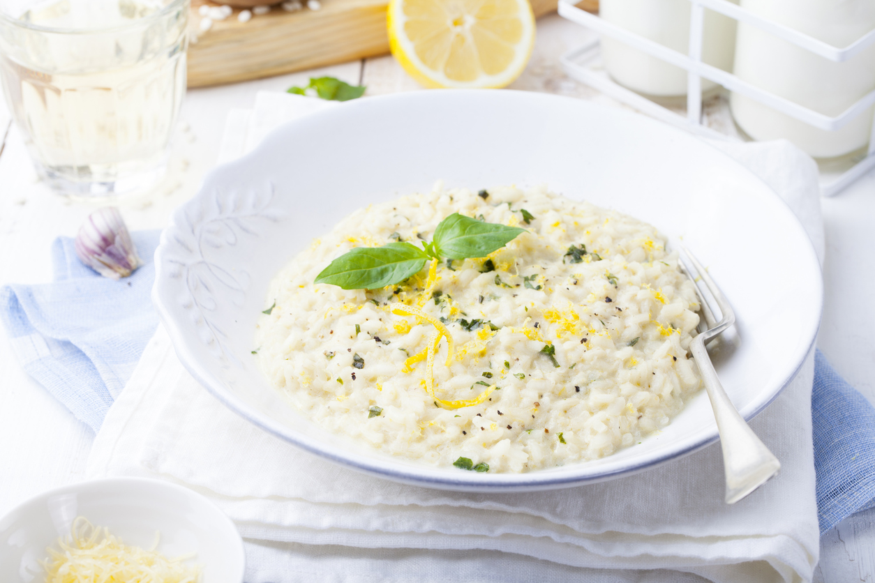 Risotto al limone light, la ricetta