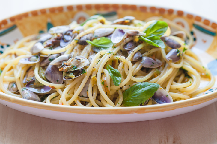 Gli spaghetti vongole e carciofi della Prova del cuoco