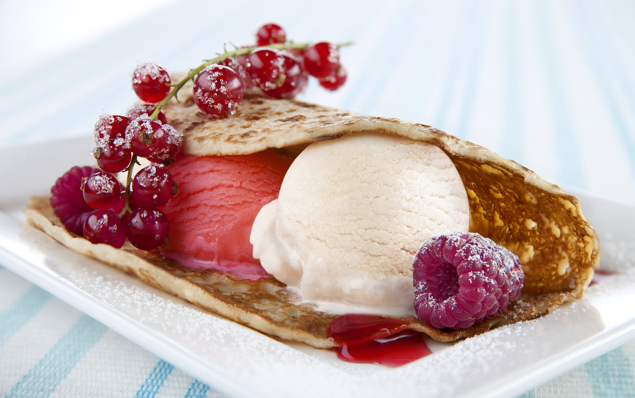 Crepes al gelato, la ricetta facile e irresistibile