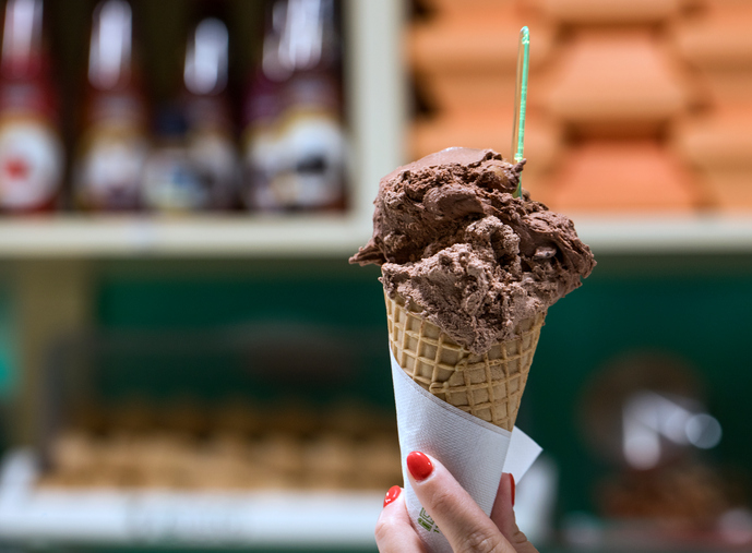 La ricetta del gelato al cioccolato fondente senza latte