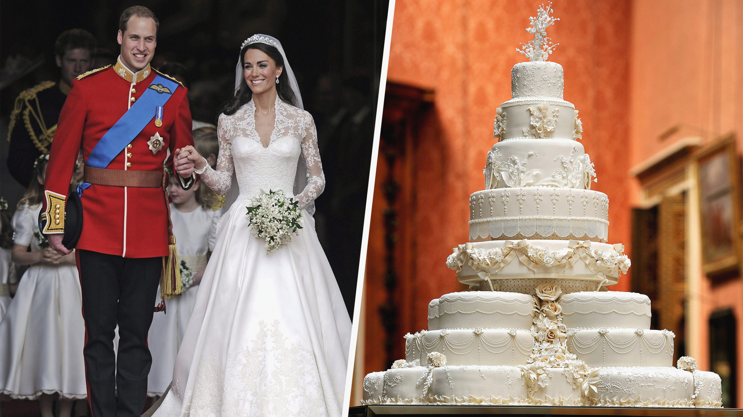 Kate Middleton e il Principe William serviranno la loro torta nuziale (del 2011!) al battesimo di Louis