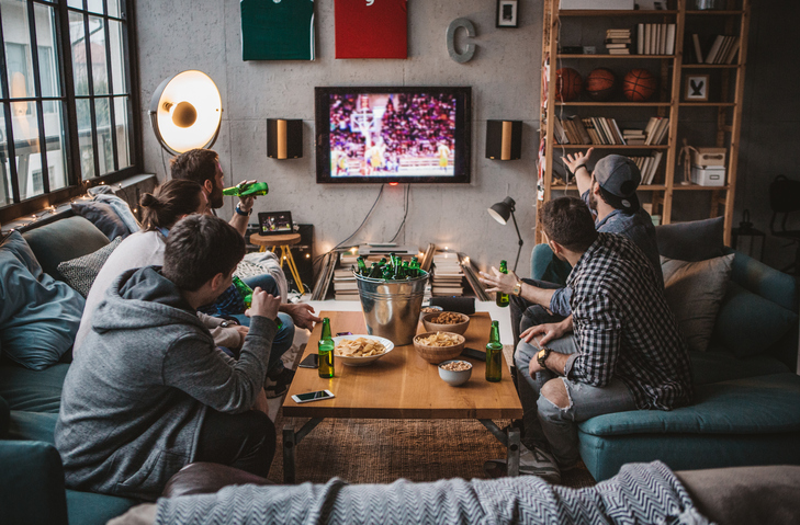 Cosa mangiare mentre si guarda una partita in tv