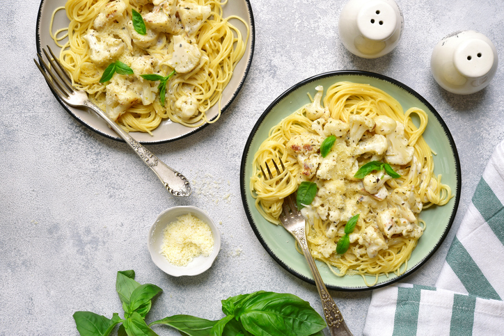 Gli spaghetti con crema di cavolfiore di Antonino Cannavacciuolo