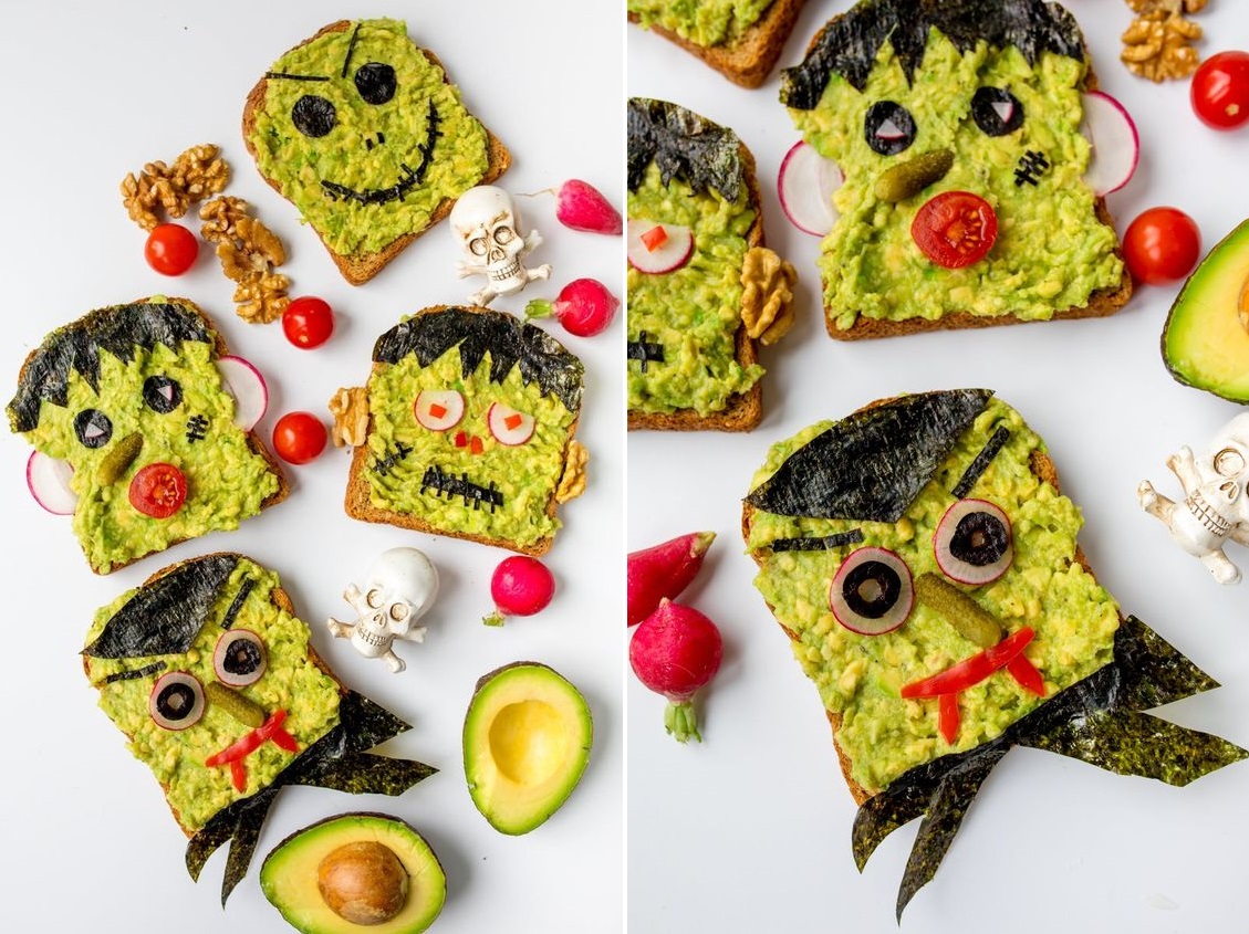 Come fare il Frankenstein toast per Halloween