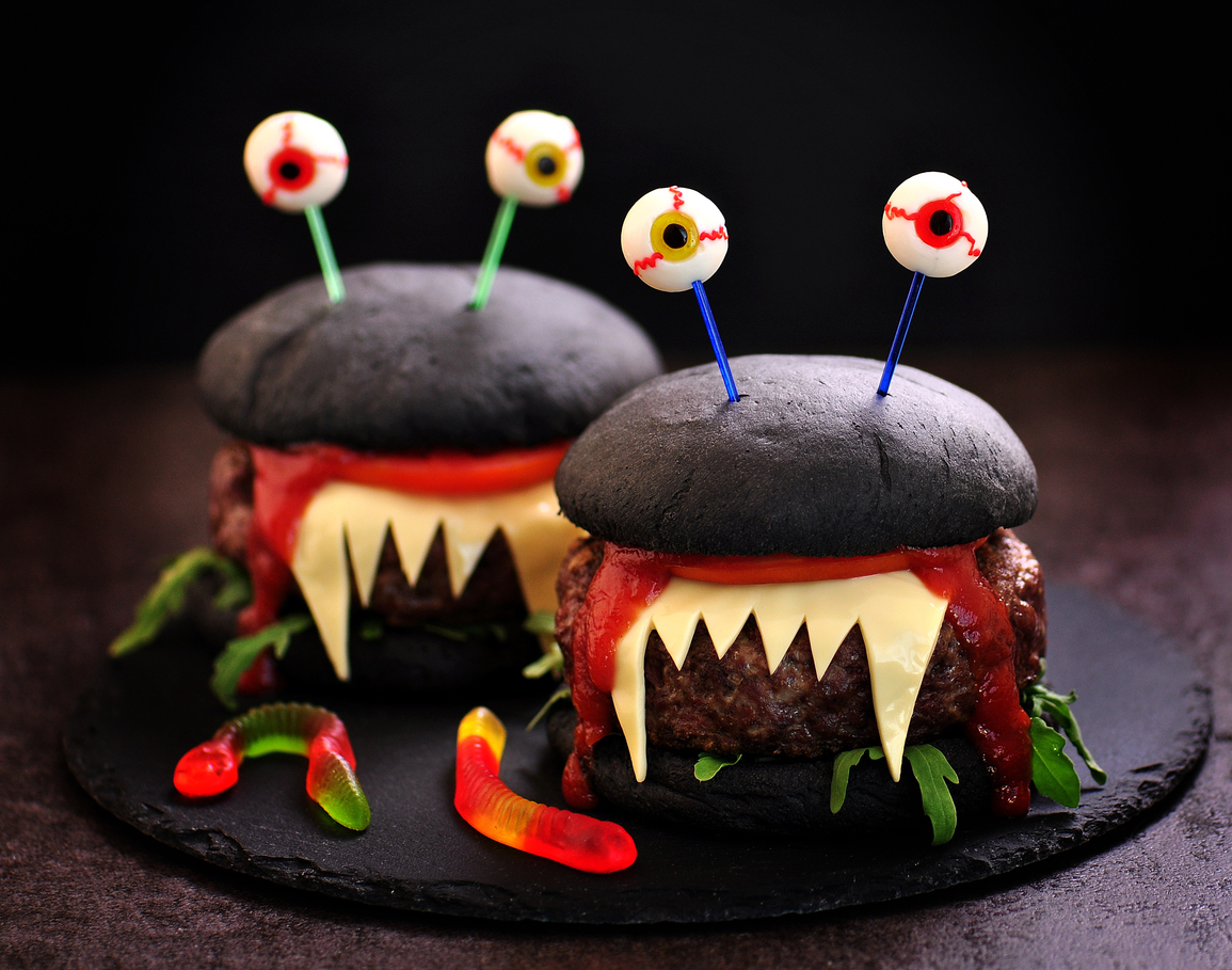 5 burger mostruosi per Halloween