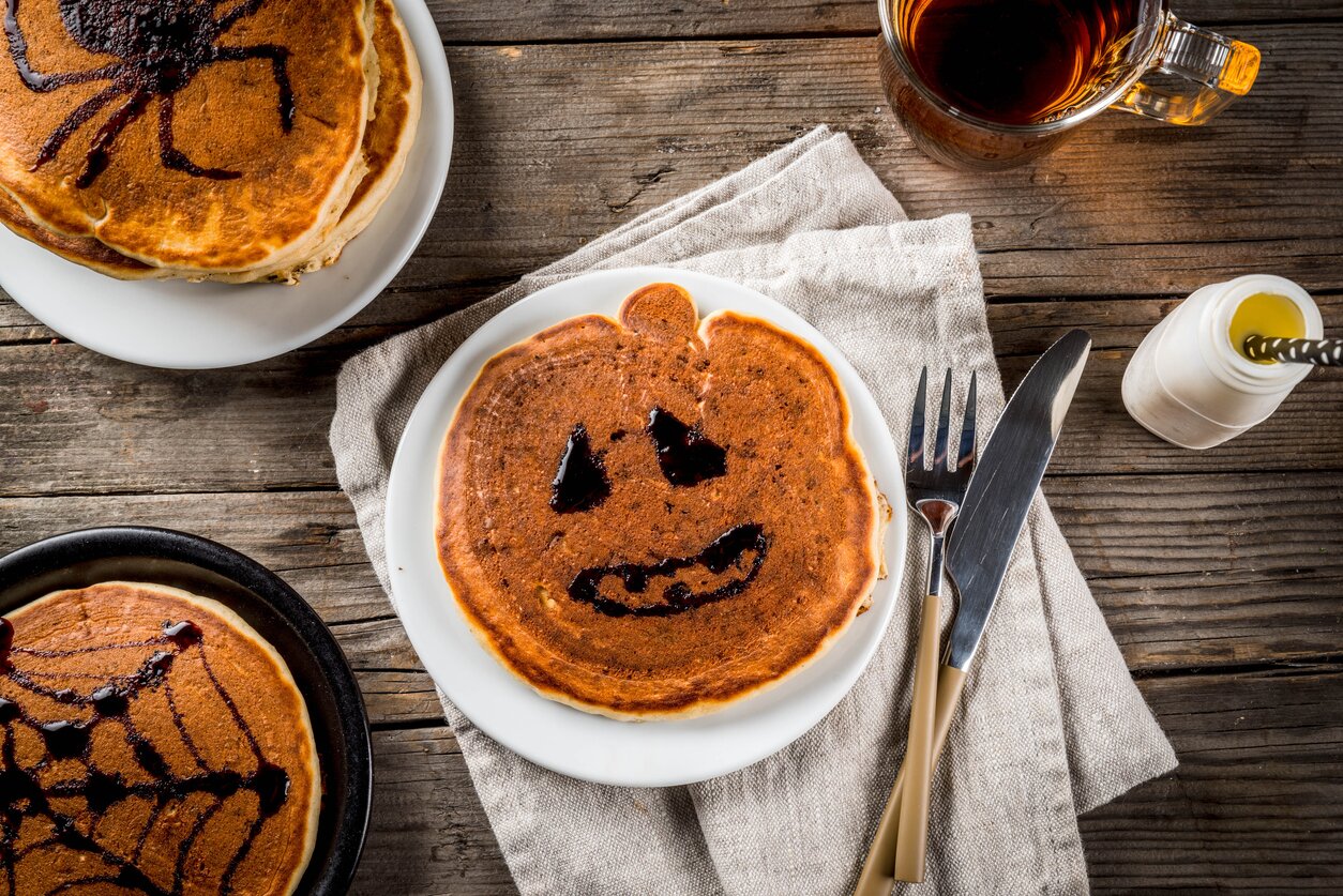 Ricette di Halloween: i pancake alla zucca