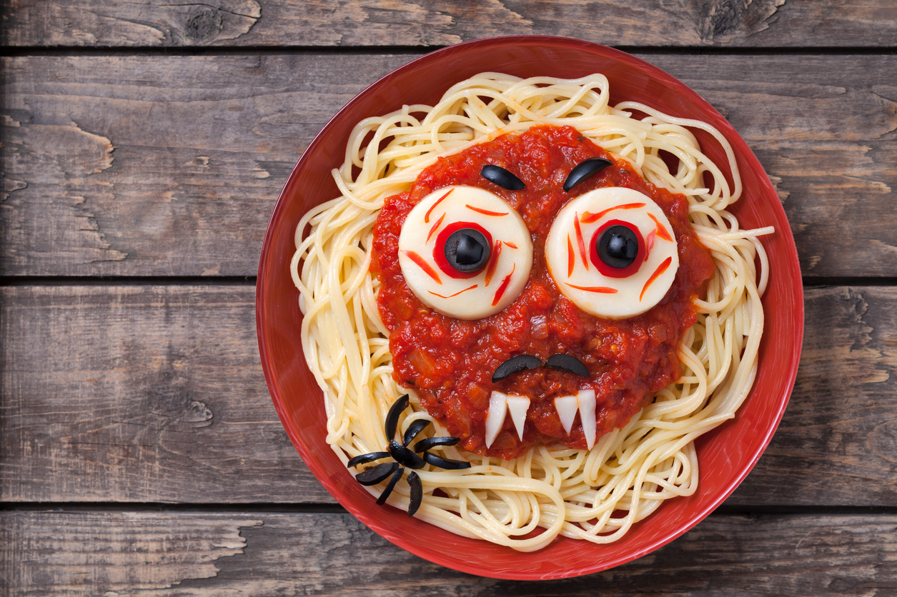 Pasta al forno horror per Halloween, la ricetta