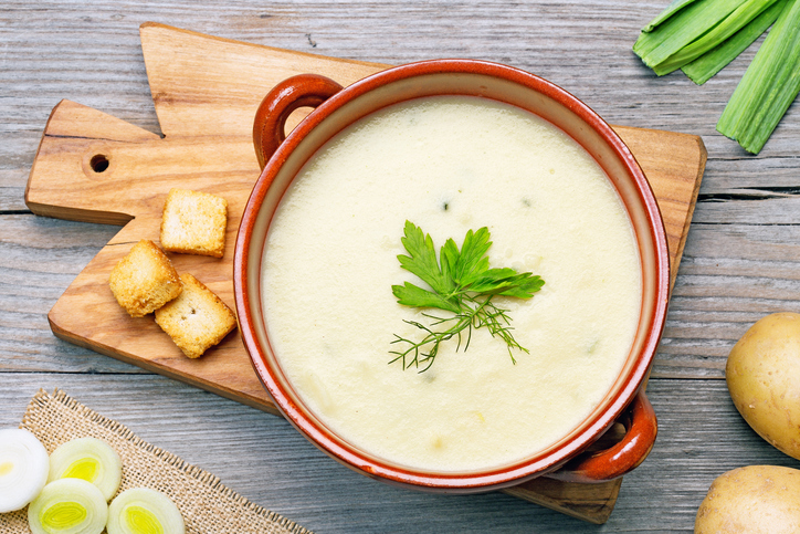 Crema di topinambur e patate, la ricetta facile