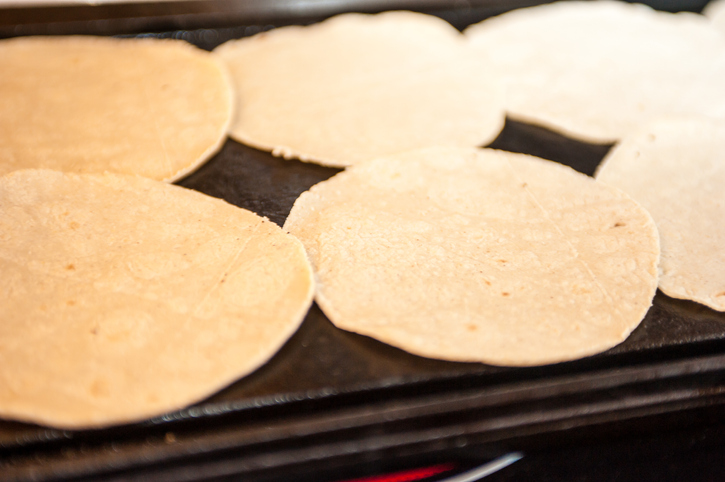 La ricetta della piadina con farina di mais