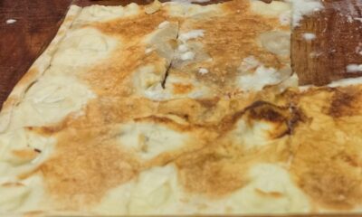 La focaccia carasau allo stracchino di Benedetta Parodi