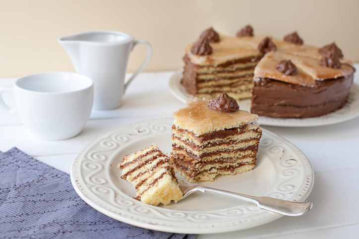 La torta dobos con la ricetta della Prova del Cuoco