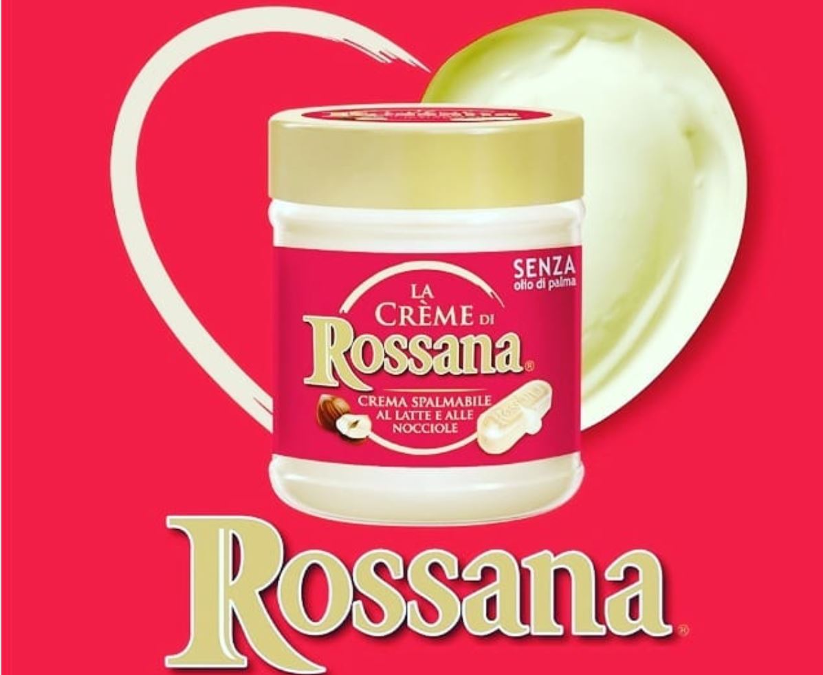Arriva la crema spalmabile Rossana ispirata alla famosa caramella
