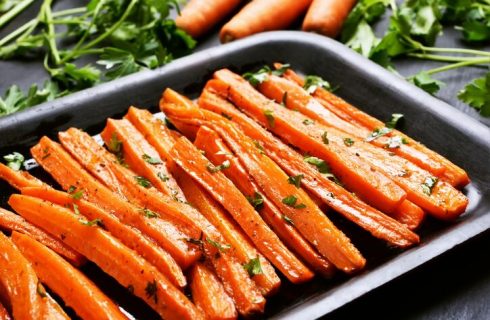 La ricetta delle carote al forno di Marco Bianchi