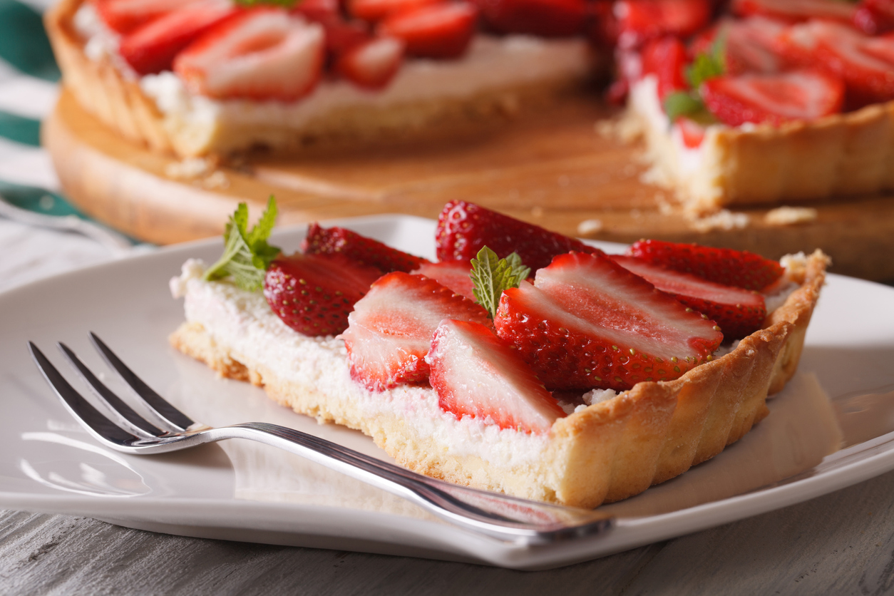 Crostata con fragole e crema di limone, la ricetta