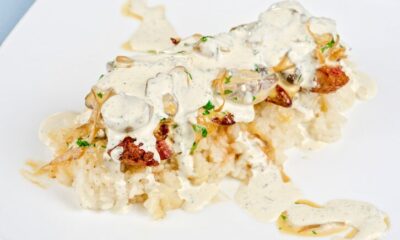 Risotto con creste di gallo, la ricetta