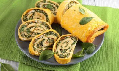 Rotolo di frittata con spinaci e ricotta, la ricetta sfiziosa