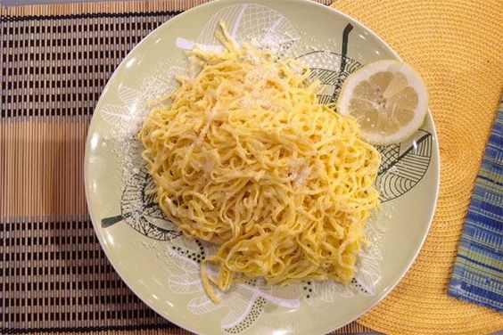 Tagliolini al limone, la ricetta di Anna Moroni