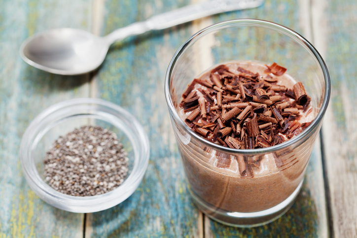 Budino al cacao con semi di chia, la ricetta golosa