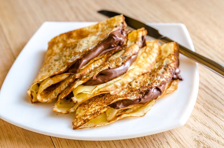 Come fare le crepes alla Nutella senza uova