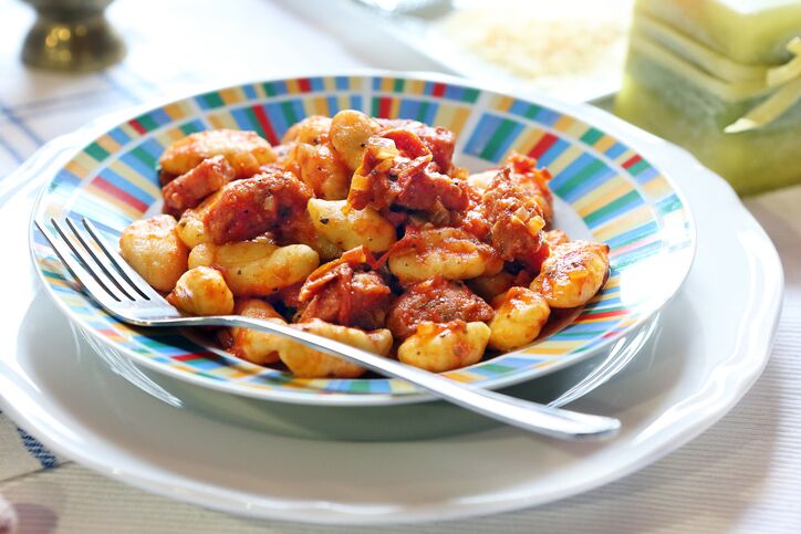 Gnocchi con pancetta, la ricetta