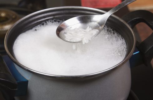 Quanto sale per cuocere il riso?