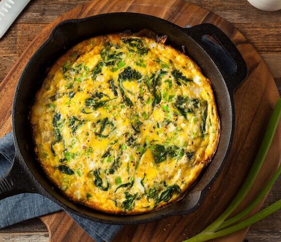 Frittata gorgonzola e spinaci: la ricetta di Cotto e Mangiato