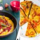 frittata di patate e peperoni