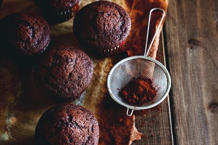 Muffin al cioccolato senza uova, la ricetta golosa