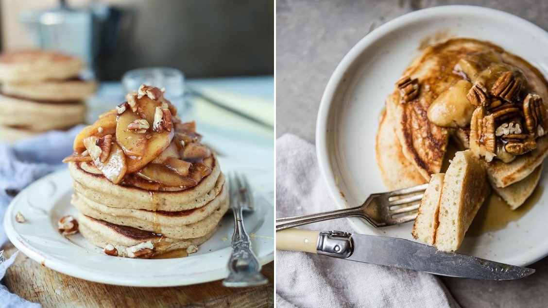 La ricetta dei pancake alle mele