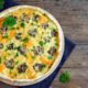 Torta salata funghi e patate, la ricetta vegan