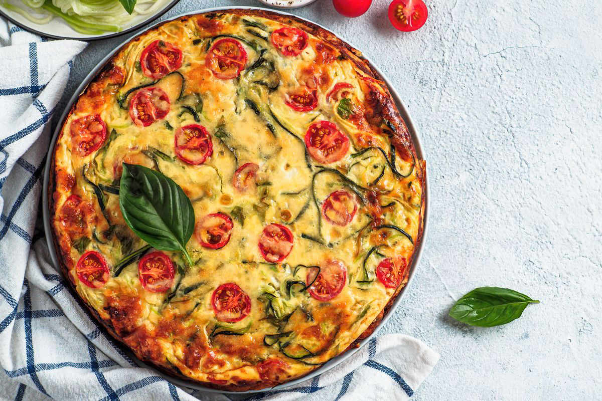 Torta salata con verdure