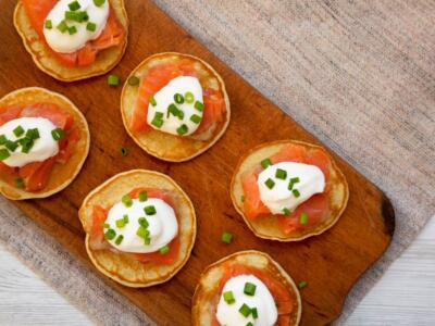 I blinis di castagne: l’antipasto sfizioso e senza glutine