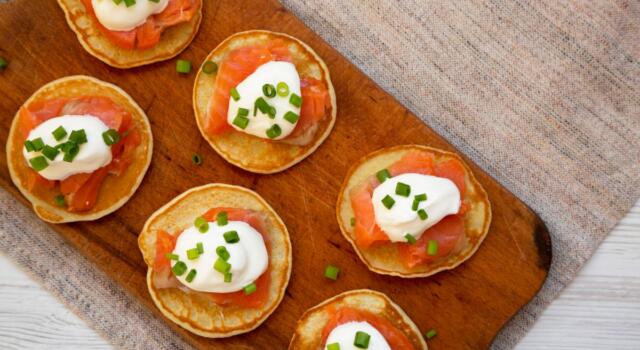 I blinis di castagne: l&#8217;antipasto sfizioso e senza glutine