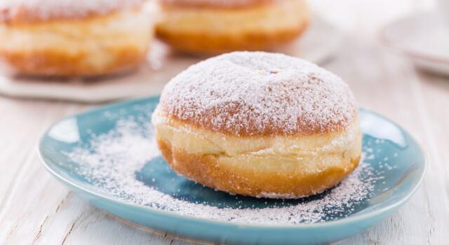 Bomboloni al forno soffici e leggeri