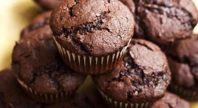 Muffin al cioccolato senza glutine