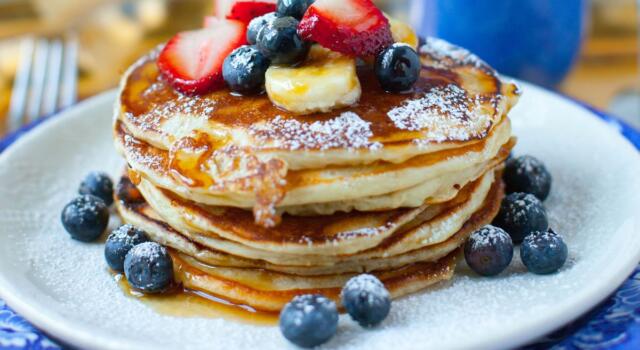 La ricetta dei pancake dolci e salati con il Bimby