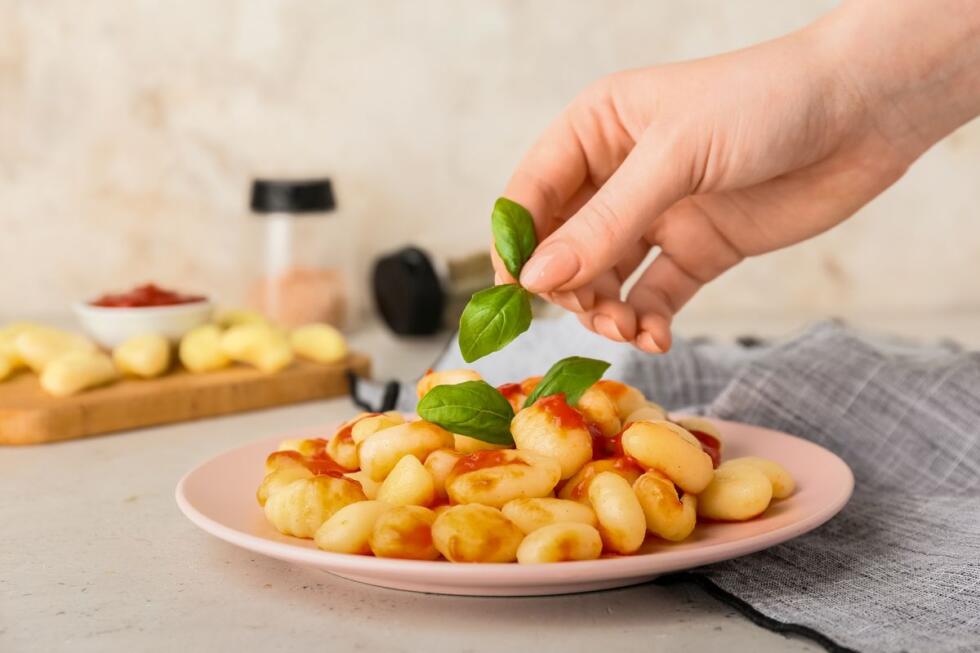 piatto di gnocchi