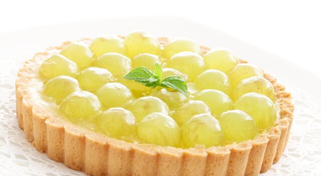 Crostata di uva bianca: la ricetta facile