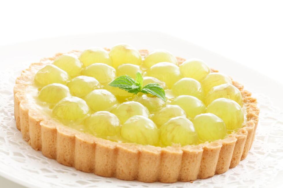 crostata di uva bianca