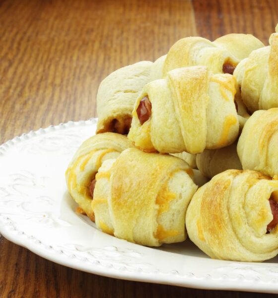 mini croissant ai wurstel