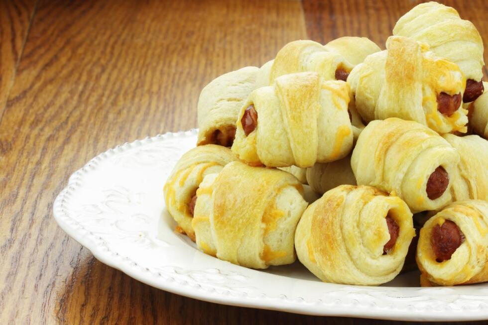 mini croissant ai wurstel