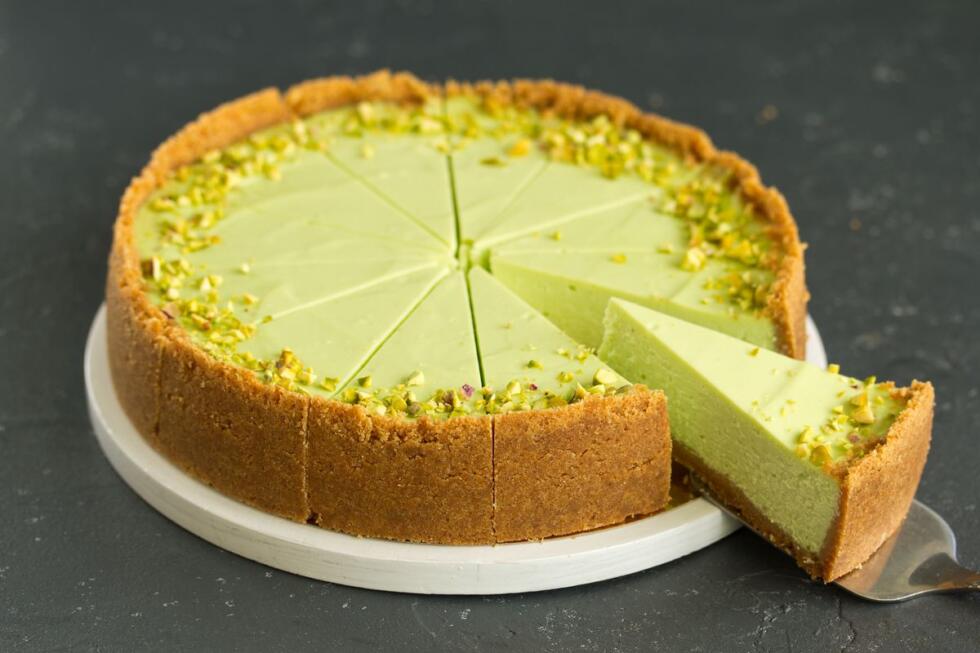 cheesecake alla crema di pistacchio