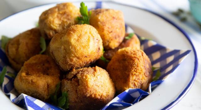 Polpette di zucca in friggitrice ad aria