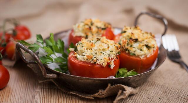 Pomodori ripieni vegan