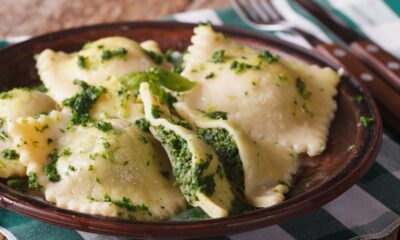 ravioli ricotta e spinaci