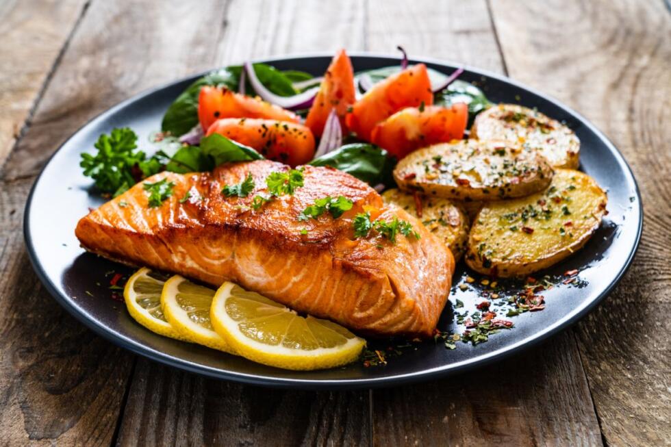 salmone e patate