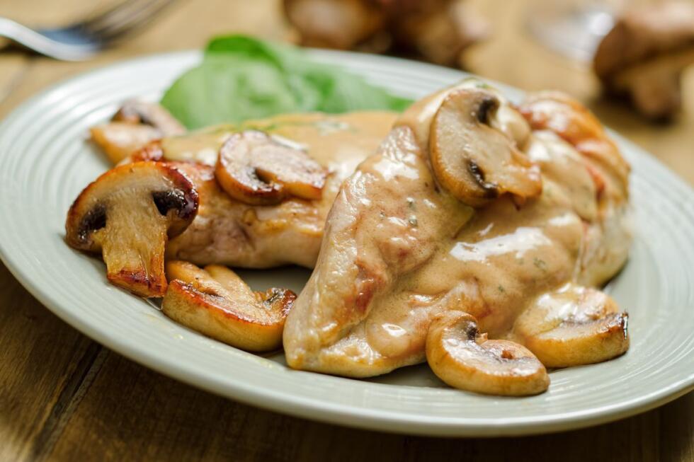 scaloppine ai funghi