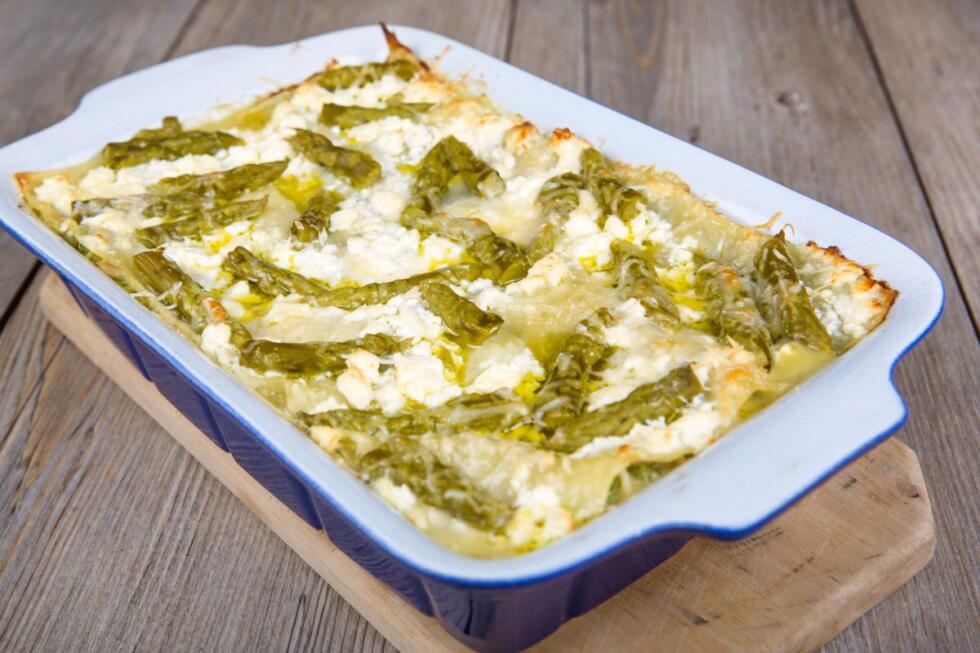 lasagne asparagi e burrata