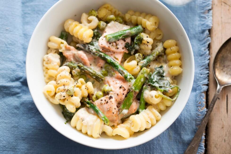 Pasta asparagi e salmone con il Bimby